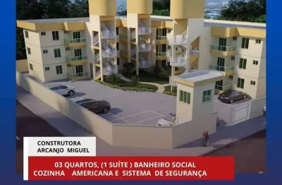Excelentes apartamentos no centro do eusebio com 3 quartos!