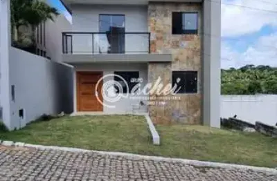 Casa em condomínio fechado com 4 quartos à venda na Rua Jurema, 211, Caixa D'Água, Lauro de Freitas
