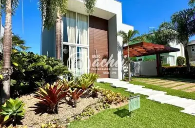 Casa moderna nascente 4/4 com energia solar à venda no alphaville litoral norte 1