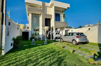 Casa 3 suítes à venda no estilo porteira fechada em hortoville