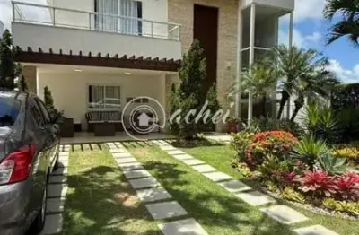Casa em condomínio fechado com 5 quartos à venda na Rua Caraíva, s/n, Alphaville (Abrantes), Camaçari