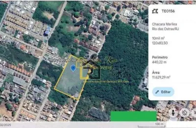 Terreno residencial à venda, chácara mariléa, rio das ostras - te0035.