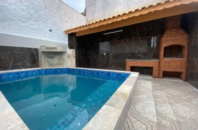 Casa à venda em mongaguá, balneário itaguai, com 2 quartos, com 119.82 m²