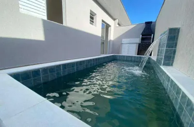 Casa à venda em itanhaém, cibratel 2, com 2 quartos, com 56.7 m²