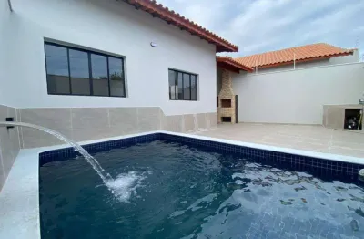 Casa à venda em mongaguá, plataforma i, com 2 quartos, com 65 m²