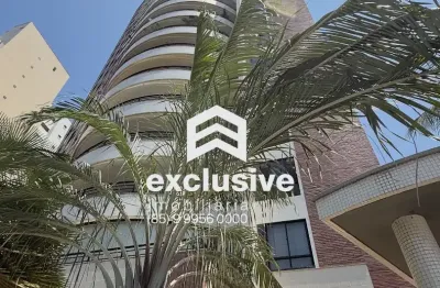 Meireles com 254 m2 exclusividade com 4 suítes e 4 vagas, varanda com vista panorâmica