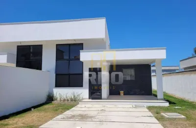 Linda casa linear em rio das ostras no verdes mares, 3 quartos!