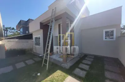 Casa com 3 quartos no residencial rio das ostras, área gourmet!