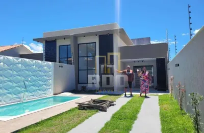 Casa de alto padrão com 3 quartos à venda, 105 m² por r$ 850.000 - ouro verde - rio das ostras/rj