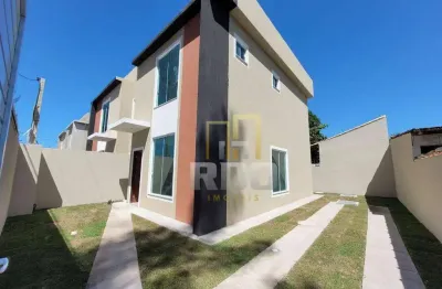 Casa com 3 quartos, sendo 2 suítes à venda, 98 m² por r$ 430.000 - praia mar - rio das ostras/rj