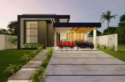 Casa linear de alto padrão | viverde 1 | obra-prima com piscina & sauna!