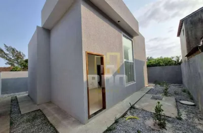 Excelente casa linear no terra firme em rio das ostras, 2 quartos