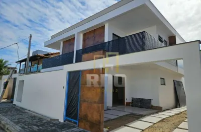 Casa vista mar com 3 quartos à venda, recreio - rio das ostras/rj