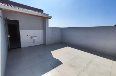 Cobertura duplex para venda possui 101m² parque oratório - santo andré - sp