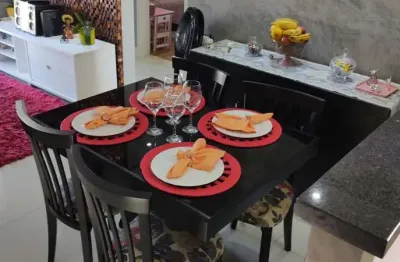 Apartamento para venda possui 60m² no bairro Vila Scarpelli - Santo André - SP