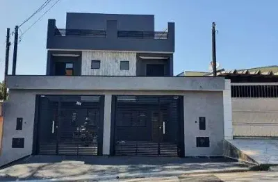 Sobrado para venda possui 130 metros quadrados com 2 quartos em parque jaçatuba - santo andré - sp