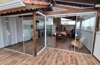 Cobertura duplex para venda tem 114m² no bairro jardim paraíso - santo andré - sp