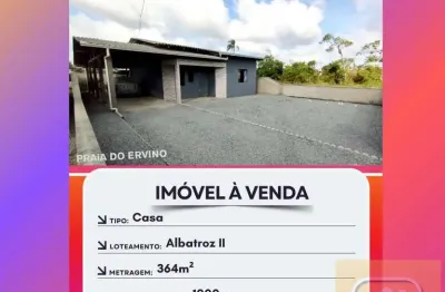 Casa para venda em são francisco do sul, praia do ervino, 3 dormitórios, 1 banheiro, 1 vaga