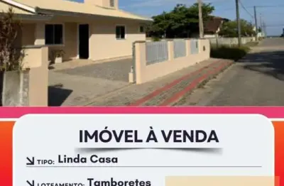 Casa para venda em são francisco do sul, praia do ervino, 3 dormitórios, 1 banheiro, 1 vaga
