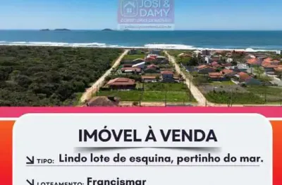 Terreno à venda na Praia do Ervino, São Francisco do Sul 