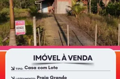 Casa para Venda em São Francisco do Sul, praia do Ervino, 2 dormitórios, 1 banheiro, 1 vaga