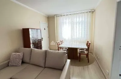 Locação: apartamento mobiliado com 2 dormitórios, 1 suíte - sem vaga - r$3.000