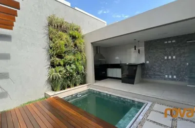 Casa em condomínio fechado com 4 quartos à venda na rua boulevard amendoeiras, 338, jardim atlântico, goiânia por r$ 1.690.000