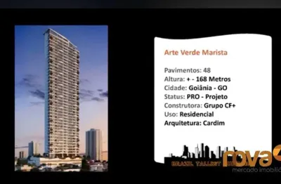 Apartamento com 4 quartos à venda na avenida mutirão, 100, setor marista, goiânia por r$ 2.310.000