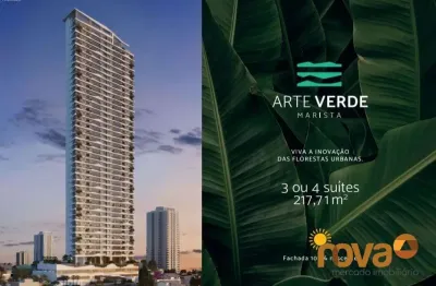 Apartamento com 4 quartos à venda na avenida mutirão, 100, setor marista, goiânia por r$ 2.290.000