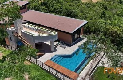 Casa em condomínio fechado com 4 quartos à venda na das espatódias, 1, condomínio ecológico mansões morumbi, senador canedo por r$ 3.620.500