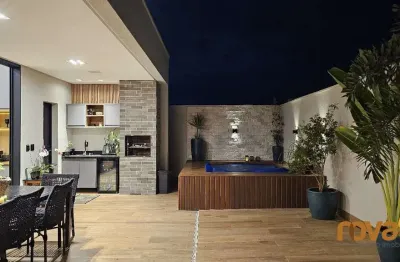 Casa em condomínio fechado com 3 quartos à venda na rua petúnia qd -05 lt-03, 3, jardins nápoles, senador canedo por r$ 1.890.000