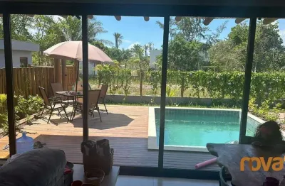 Casa em condomínio fechado com 2 quartos à venda na maramar, 101, praia de bombaça, maraú por r$ 950.000