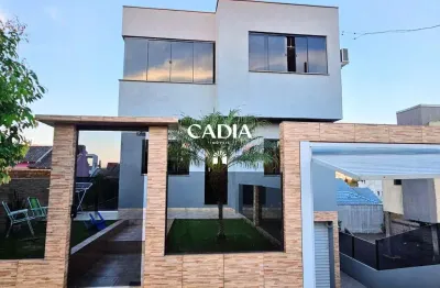 Casa com 4 quartos à venda no desbravador, chapecó , 180 m2 por r$ 850.000