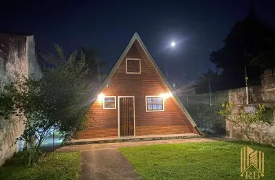 Chalé na praia com 3 dormitórios à venda, 126 m² por r$ 400.000 - porto novo - caraguatatuba/sp