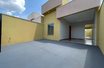 Casa nova para venda em itumbiara, nossa senhora da saúde, 3 dormitórios, 1 suíte, 2 banheiros, 1 vaga