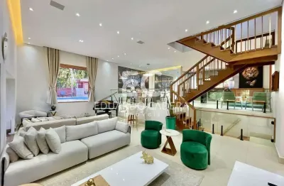 Villagio Toscano | Casa Rústica Contemporânea Impecável | 1400 m² | 4 quartos sendo 4 suítes à venda no bairro Chácara dos Lagos.