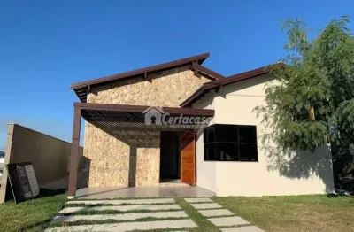 Excelente casa linear composta de 3 quartos no condomínio viverde