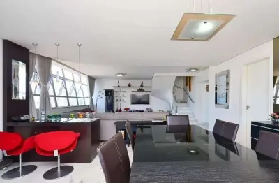 Cobertura à venda, 3 quartos, 1 suíte, 2 vagas, lourdes - belo horizonte/mg