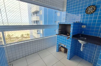 Apartamento pé na areia com piscina, 01 dormitorio, praia grande