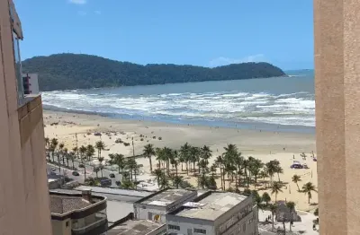 Lindo apartamento locação - 1 dorm - vista mar - 1 quadra do mar - guilhermina - praia grande sp