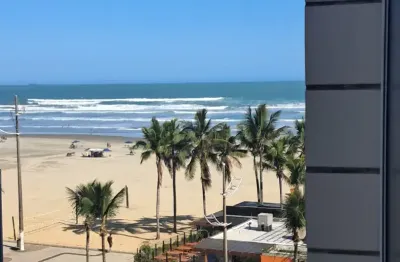 Apartamento frente mar à venda – guilhermina | praia grande/sp vista mar | porteira fechada