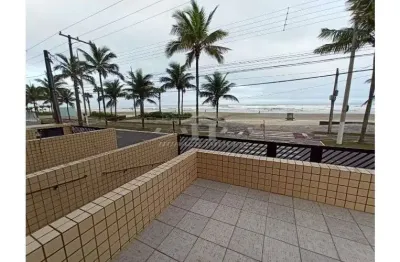 Apartamento mobilado frente mar jardim real praia grande -sp