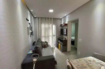 Apartamento para venda em santos, castelo, 2 dormitórios, 1 banheiro, 1 vaga