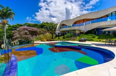 Casa em condomínio fechado com 5 quartos à venda na rodovia comendador guilherme mamprim, dois córregos, valinhos por r$ 14.000.000