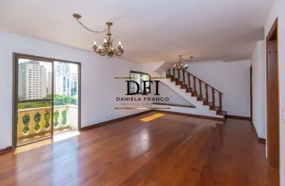 Cobertura com 4 quartos à venda na alameda dos aicás, 800, moema, são paulo por r$ 2.900.000