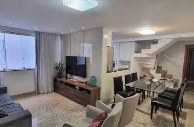 Cobertura para venda possui 190 metros quadrados com 4 quartos em buritis - belo horizonte - mg