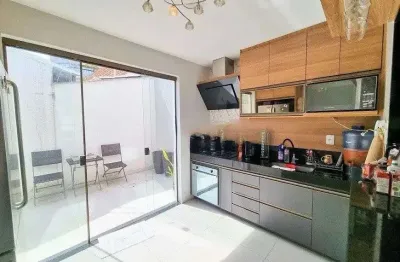Casa 3 quartos decorada santa branca - belo horizonte - mg c area privativa gourmet div c