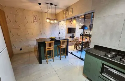 Casa geminada cabral contagem 3 quartos 2 vagas individual montada decorada c area gourmet financia