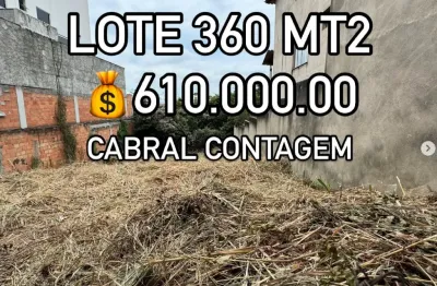 Terreno à venda na Alameda dos Sabiás, 1100, Cabral, Contagem