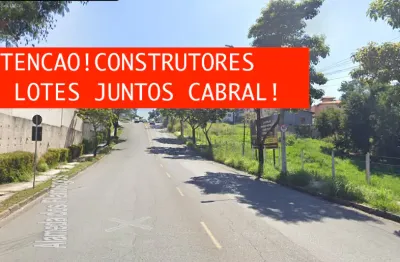 Lotes juntos cabral 731 pra investir perfeito para construtores